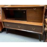 A mid-20th century London Grange teak sideboard, the top with