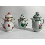 A Herend, Hungary porcelain miniature hot water ju
