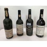 A bottle of Croft 1977 vintage port, a bottle of G