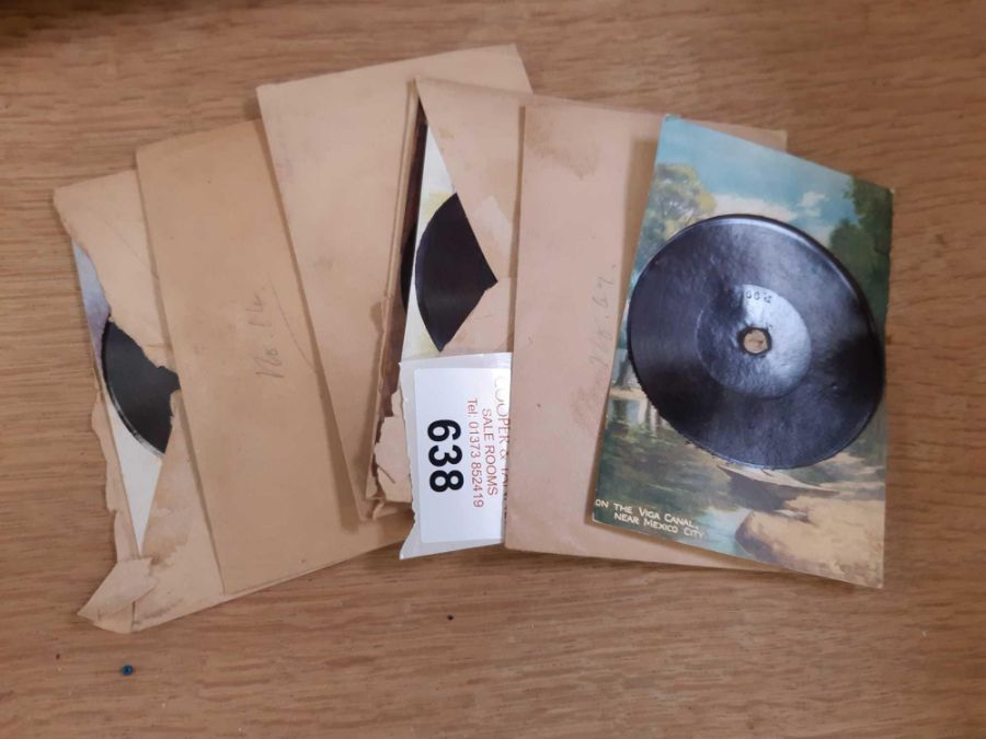 Old 'Truck' gramophone record postcards