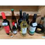Small quantity of wines & spirits to include Harve