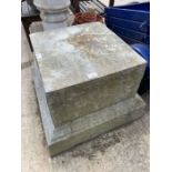 Large fibre glass plinth