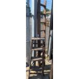 Wooden step ladder & wooden ladder