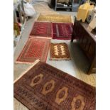 Collection of small rugs
