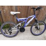 Dunlop Vista 24" dual suspension bicycle with fron
