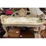 Rococo style French bench