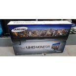 Samsung UHD monitor in box