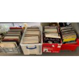 Very large quantity of various vinyl records to in