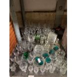 Large quantity of assorted glassware to include wi
