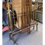 Victorian brass double bed