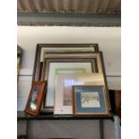 Various framed prints and pictures