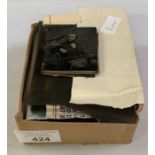 Box of photo's on glass slides