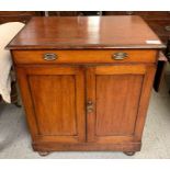 A 19th/20th century mahogany chest of four long dr