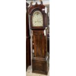 A 19th century mahogany eight day longcase clock,