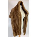 A 20th century light brown fur stole