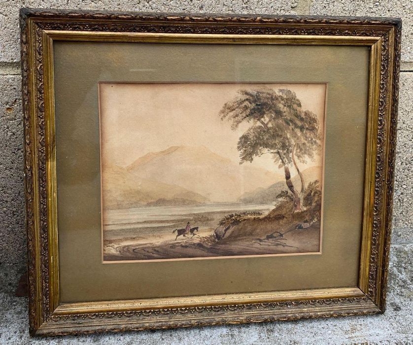 A pair of 19th century watercolours, together with - Image 9 of 10