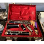An Evette clarinet in case