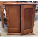 Small pine cupboard with internal shelves