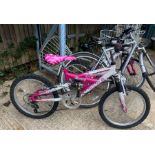 20" Magna Sparkler child's dual suspension bicycle