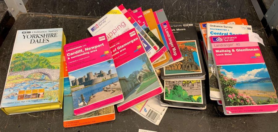 Small collection of Ordnance Survey maps