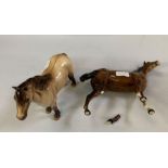 2 Beswick horses