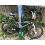 20" Hustle X-Rated BMX bicycle with stunt pegs