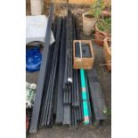 Collection of moulded plastic square beams