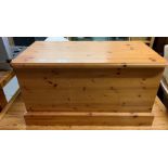 Modern pine chest