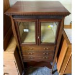 Edwardian display cabinet ## key ##