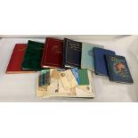 Collection of stamp albums