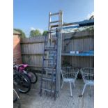 Extending aluminium ladder & step ladder