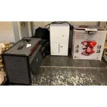 Guitar Amp, Ambiano espresso machine etc