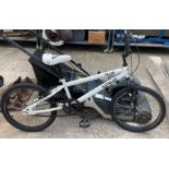 20" White Spike Ollie BMX bicycle