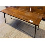 Mid 20th century coffee table on hairpin legs