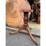 Victorian mahogany round dining table