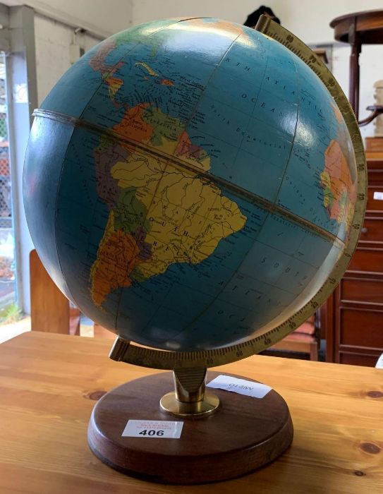 Mid to late 20th century globe