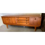 Mid 20th century sideboard with ring handles