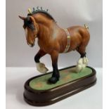 A Royal Doulton matt glaze figure "Shire Stallion"