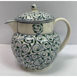An early 19th century jug and cover