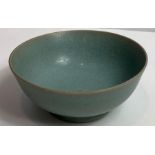 A Chinese Song Ruyao style bowl, 13cm diameter, 5c