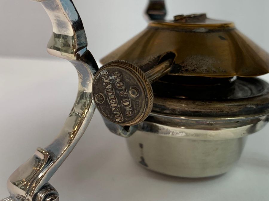 A silver plated Elkington & Co spirit kettle on st - Image 3 of 5