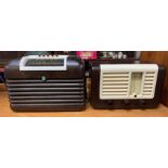 Two vintage bakelite radios, Bush and Ekco