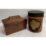 A 19th century stoneware tobacco jar and cover, al
