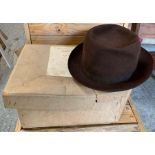 Scott & Co hat in an unrelated box