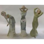 3 Royal Doulton "Reflections" figures