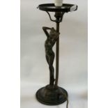 Art Deco style metal desk lamp