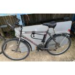 Wolf MTB gents bicycle with mudguards & carrier