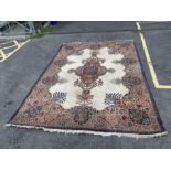Large carpet/rug of floral decoration