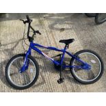 20" blue Creed BMX bicycle