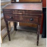 Early 20th century pine clerks desk